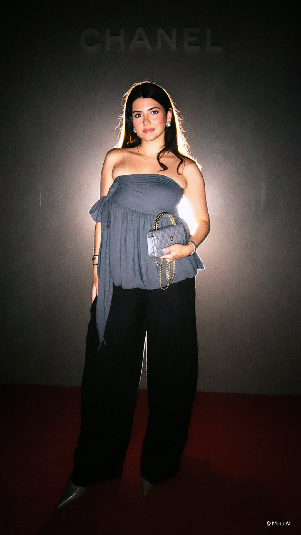 'Dhriti Mehra' in our Side Tie Top.