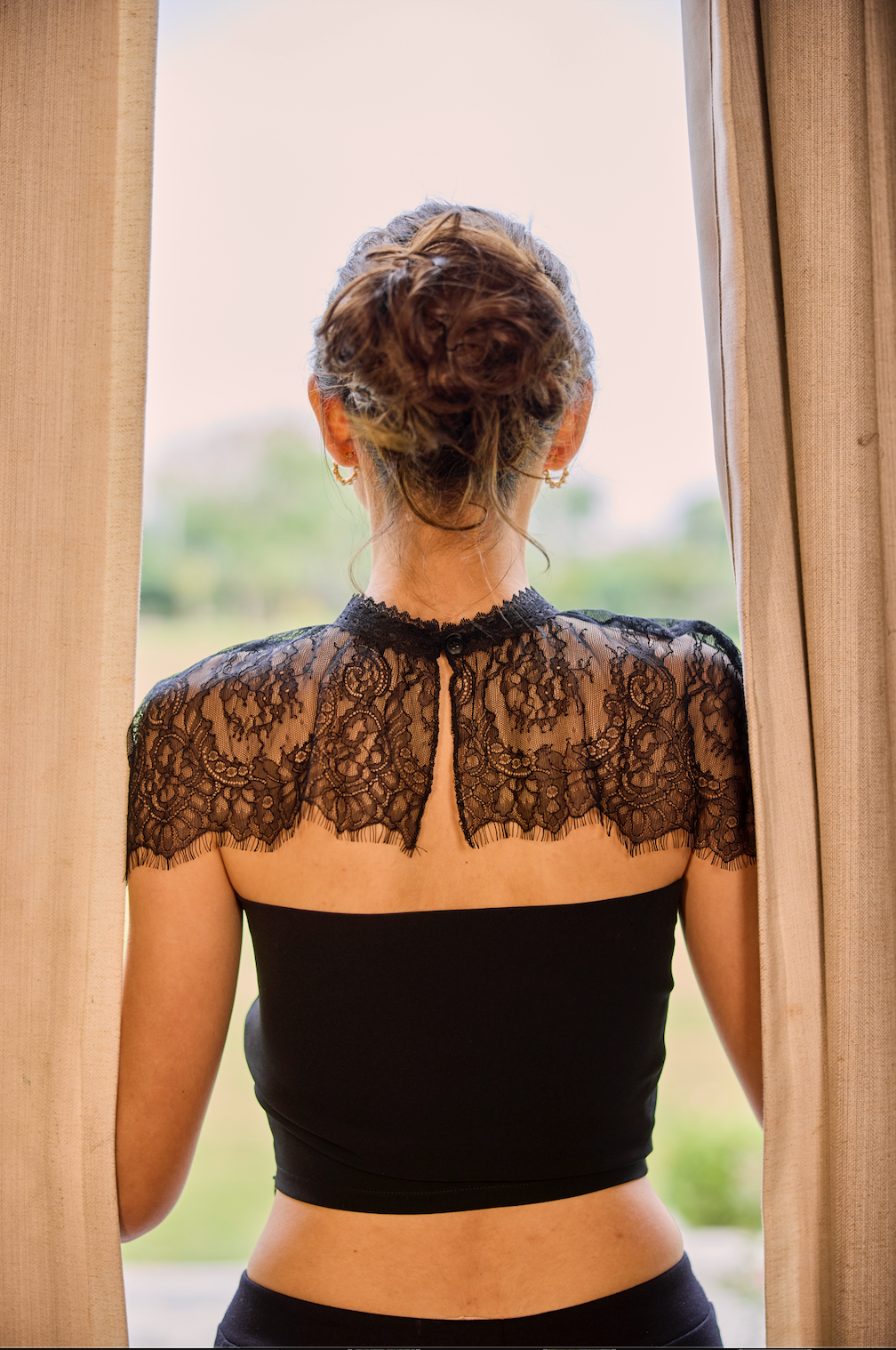 Lace Crown Top