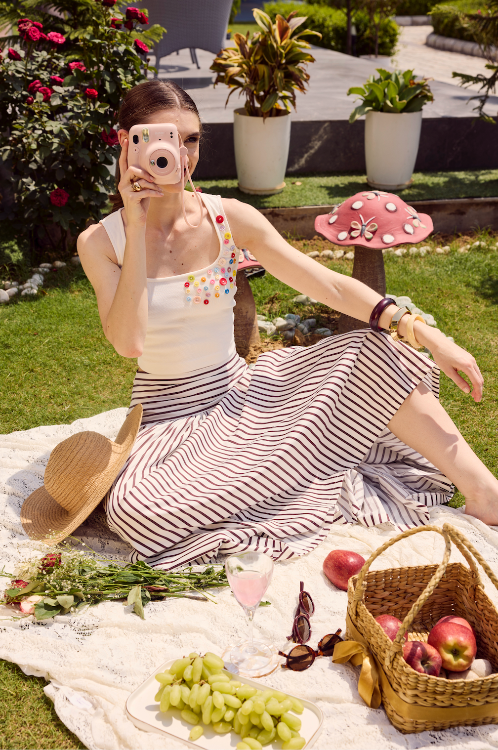 The It Girl Stripe Skirt