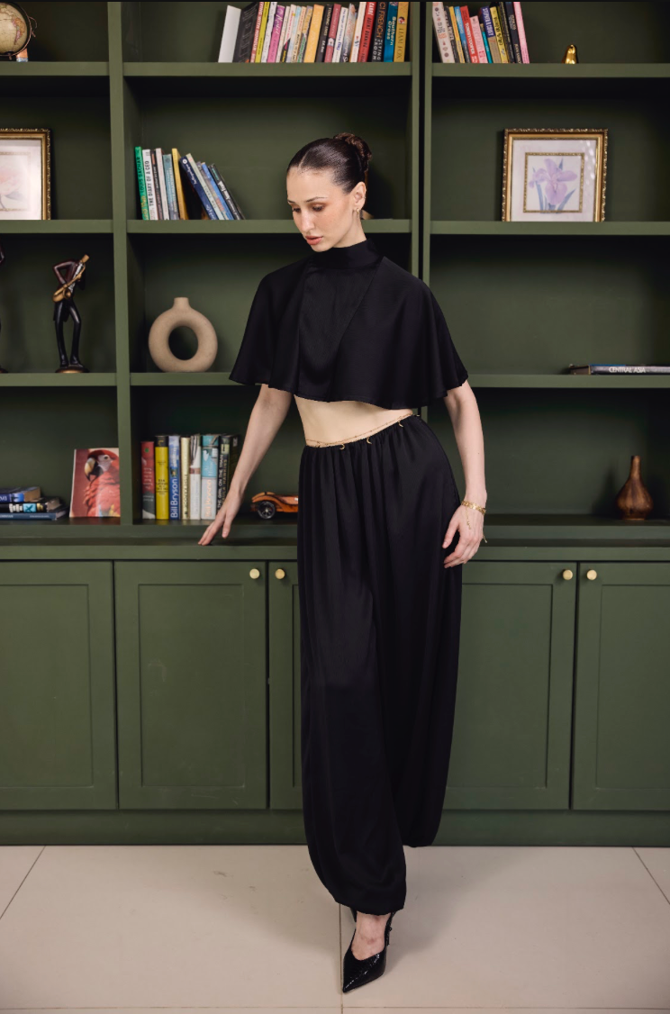Noir Cape Co-ord