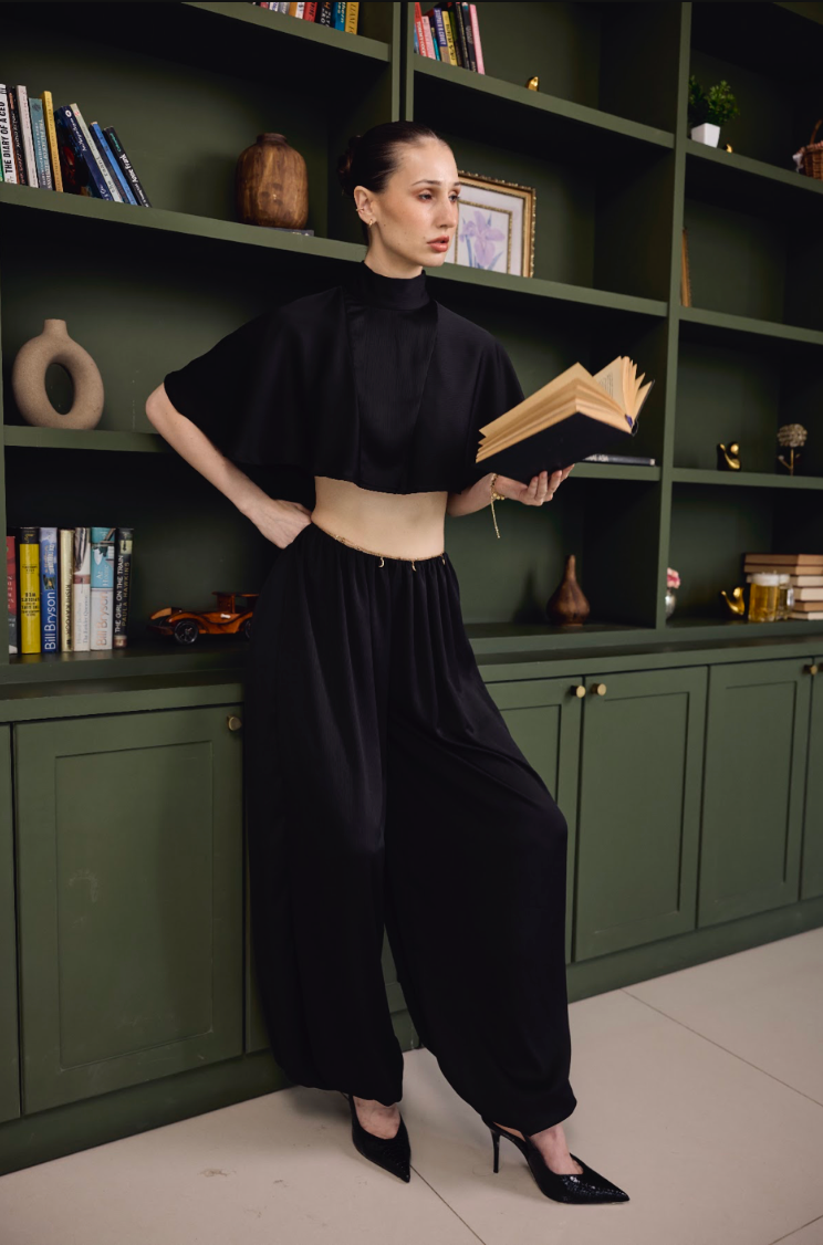 Noir Cape Co-ord